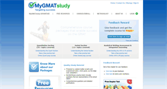 Desktop Screenshot of mygmatstudy.com